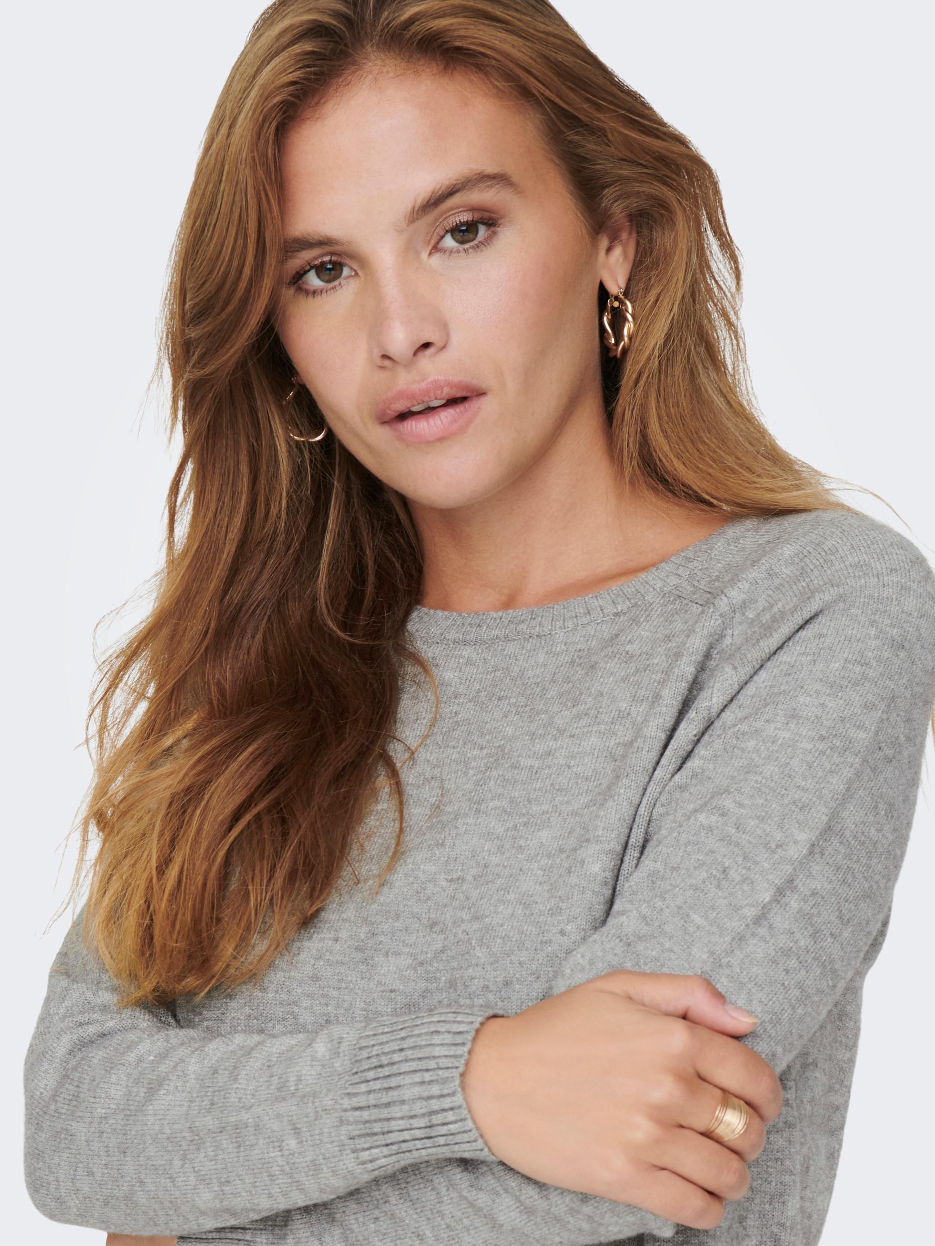 Strickpullover aus Viskosemix