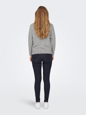 Strickpullover aus Viskosemix