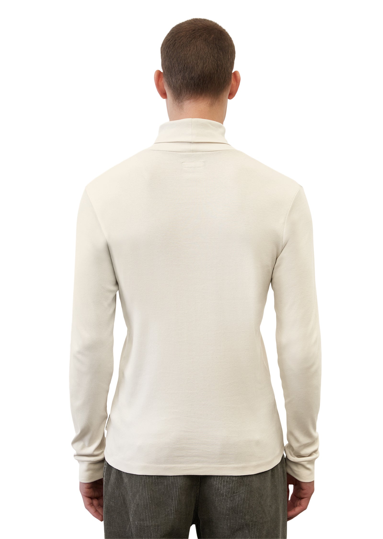 Rollkragenpullover - 707-gray silk - Beige