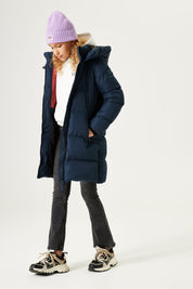 Gesteppte Winterjacke - 3523 - Blau