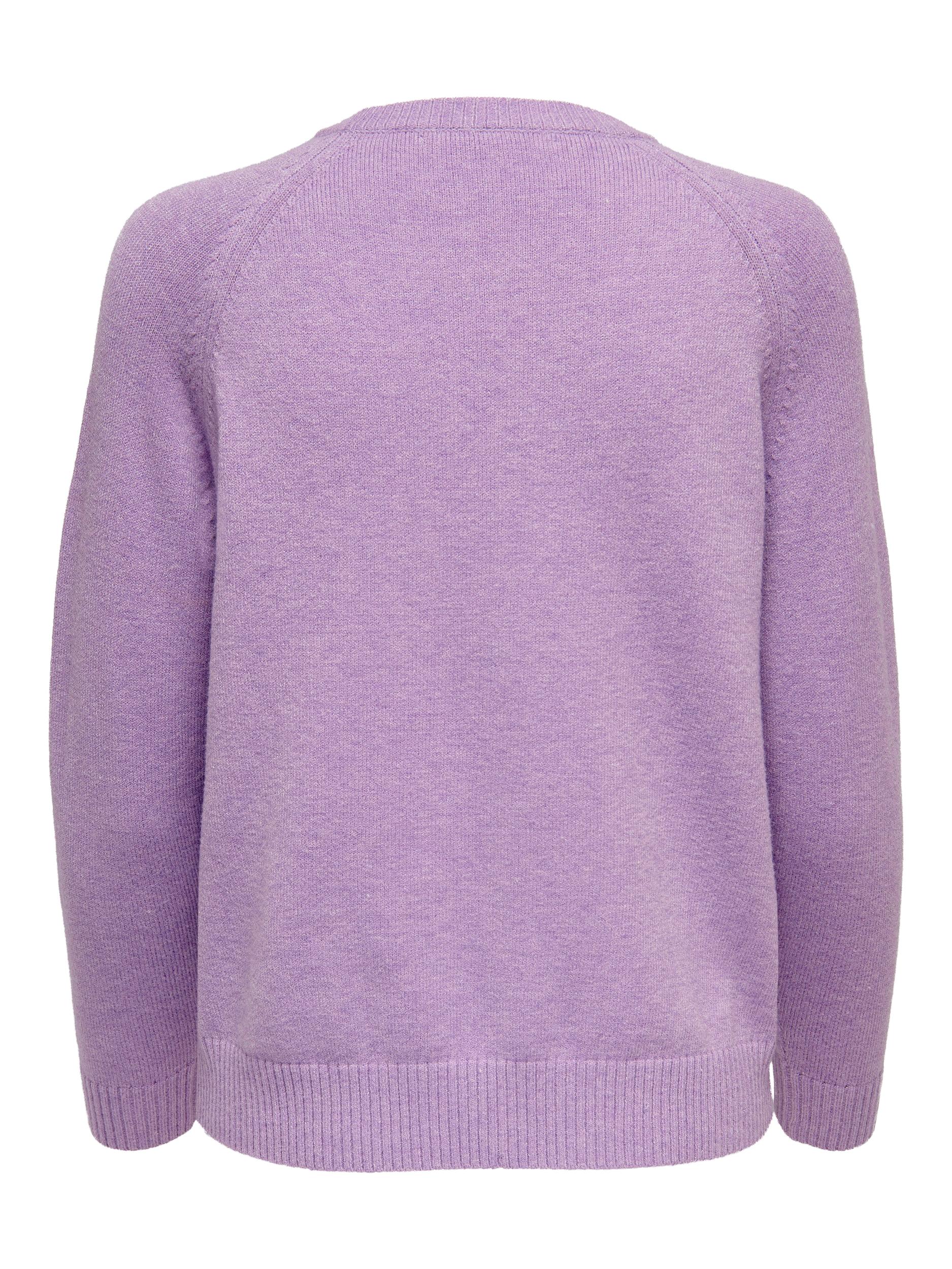 Strickpullover aus Viskosemix