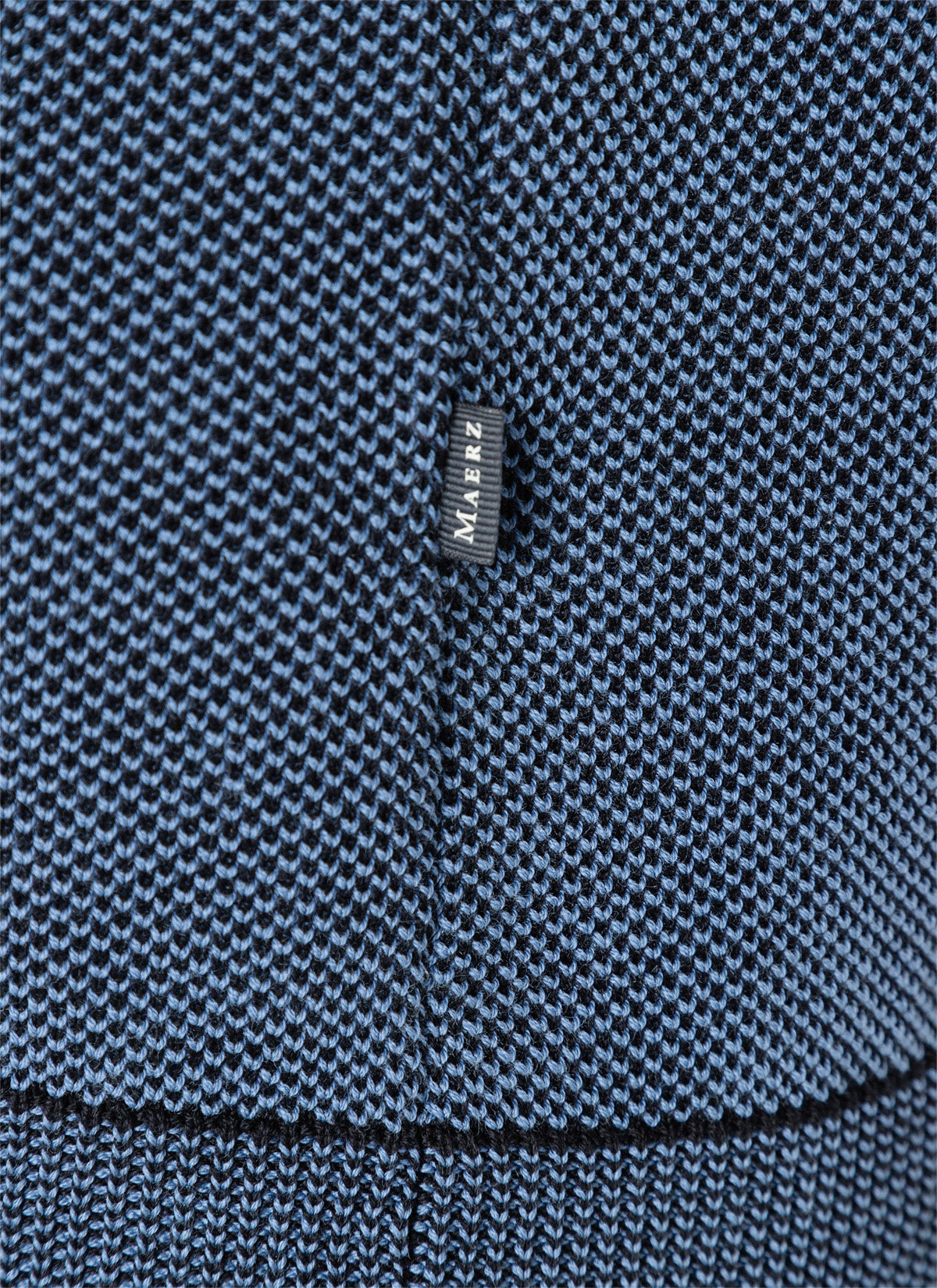 Strickpullover mit Rundhalsausschnitt - 331 - Blau