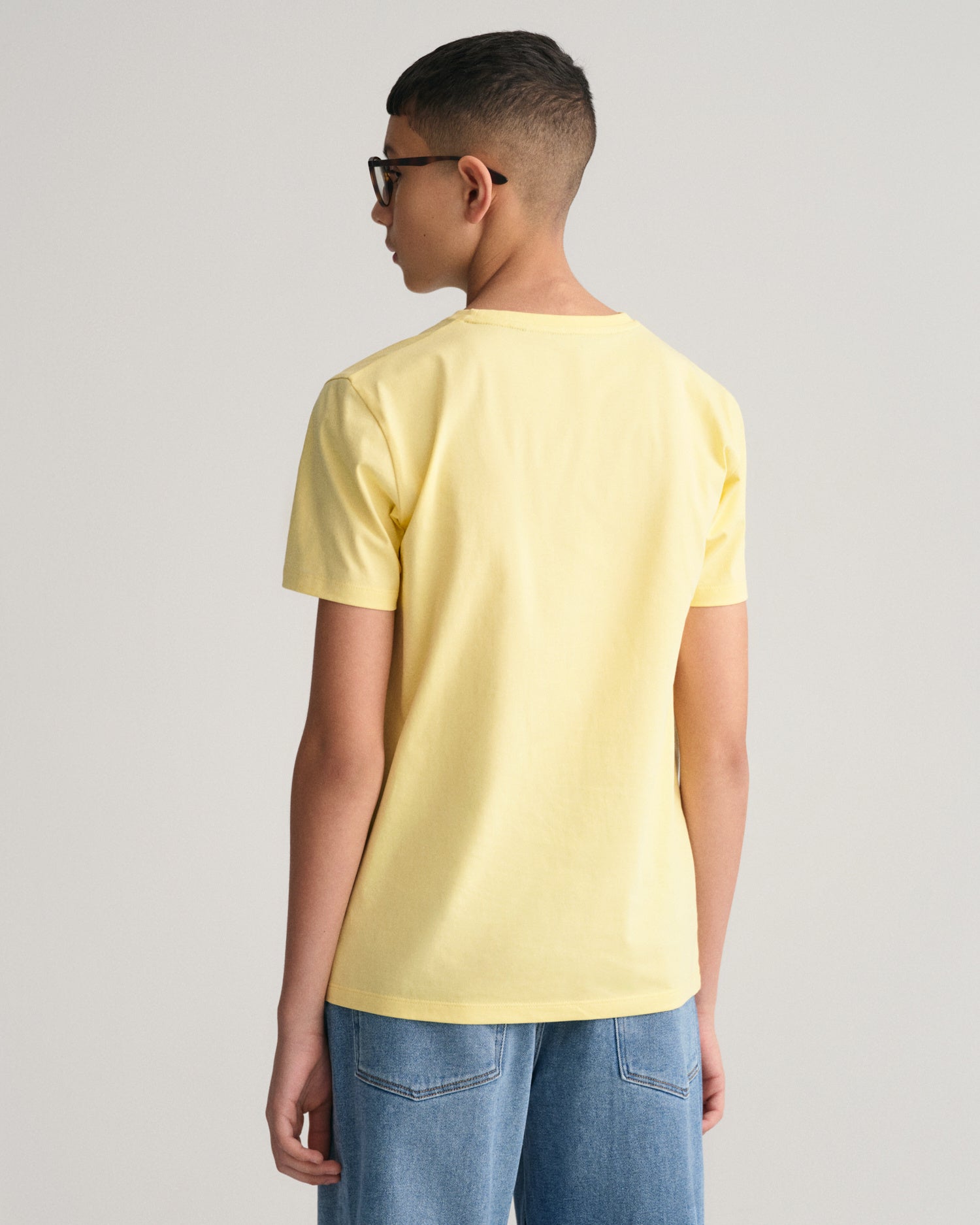 Baumwoll-T-Shirt - 732-LEMON - Gelb