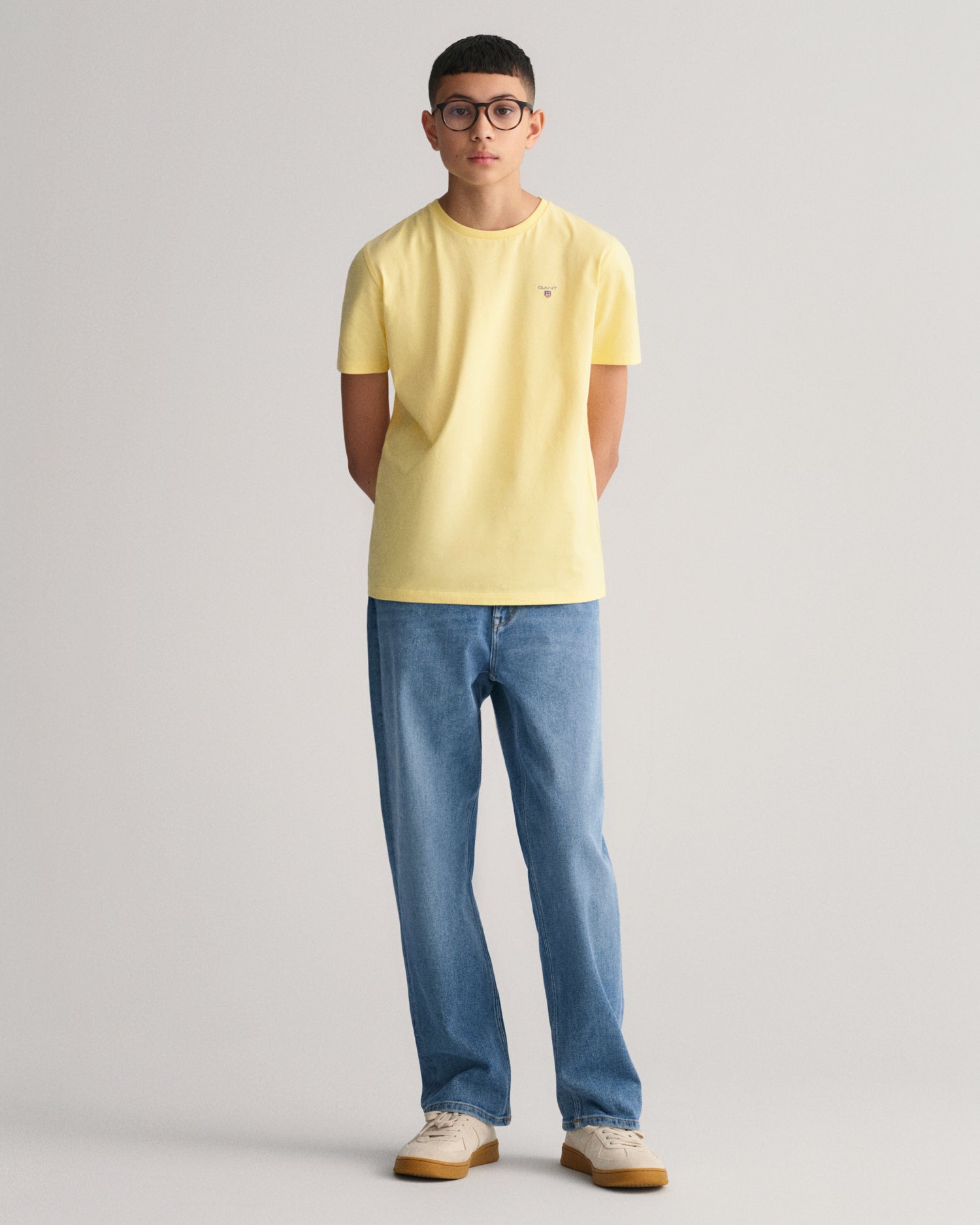 Baumwoll-T-Shirt - 732-LEMON - Gelb