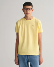 Baumwoll-T-Shirt - 732-LEMON - Gelb