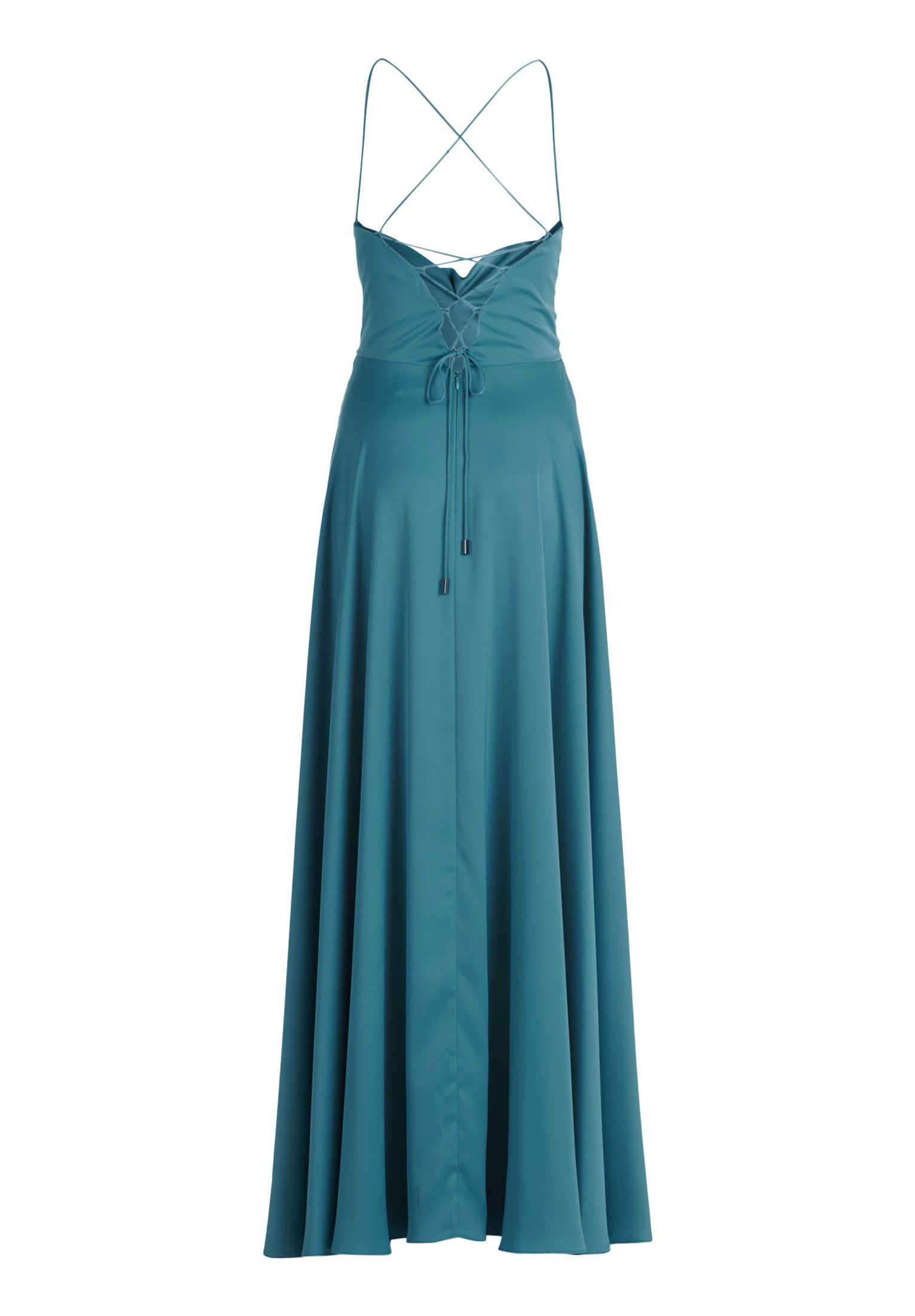 Abendkleid - 8491-Smoky Teal - Grün