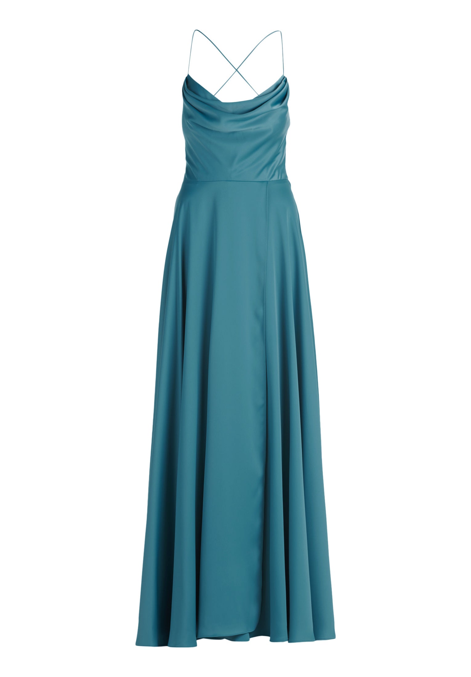 Abendkleid - 8491-Smoky Teal - Grün