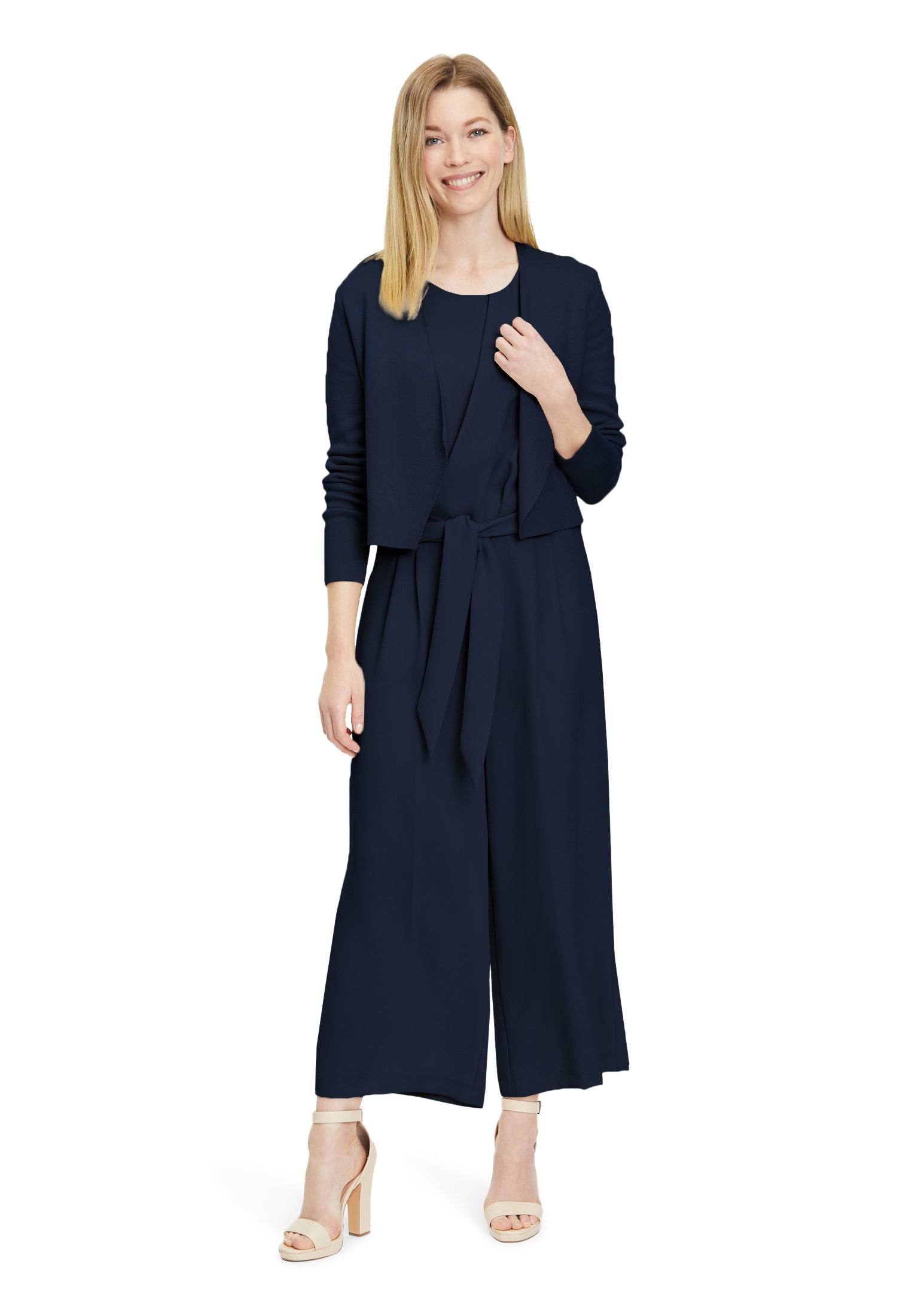 Jumpsuit - 8543-Navy Blue - Blau