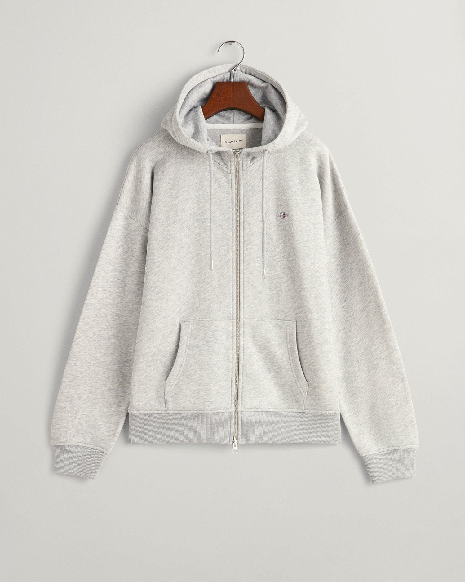 Sweatjacke Shield - 94-LIGHT GREY MELANGE - Grau