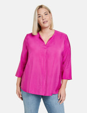 Bluse aus Viskosemix - 03380 WILD BERRY - Pink