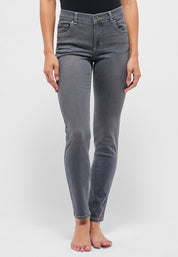 Jeans Skinny Fit - 1358-mid grey used - Grau