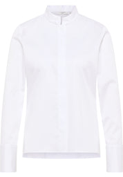 Bluse mit Stehkragen - 00-weiss - Weiß