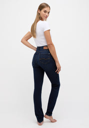 Jeans Skinny - 3158-dark indigo used - Blau