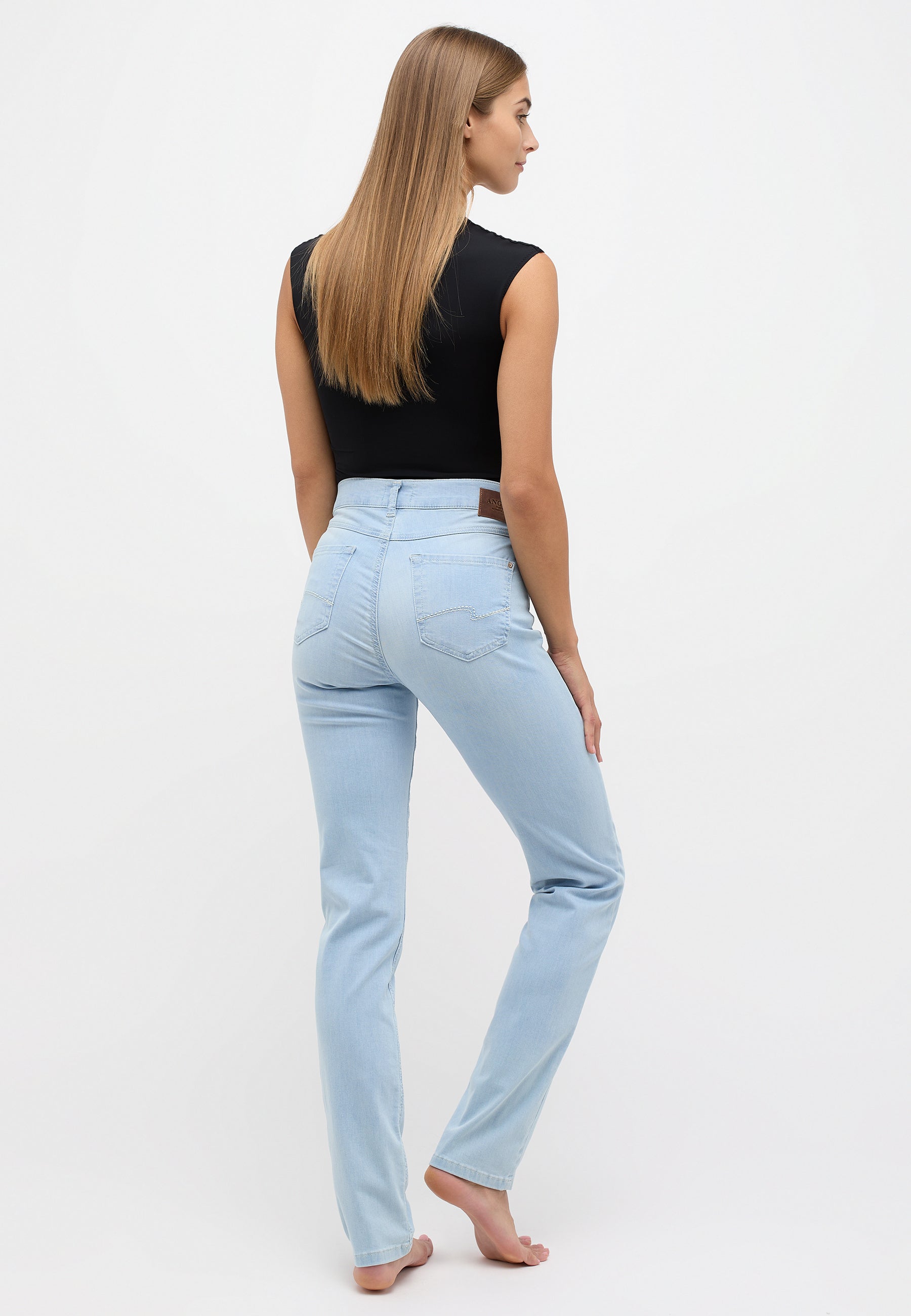 Jeans Regular Fit - 53558-eucalyptus used - Grün