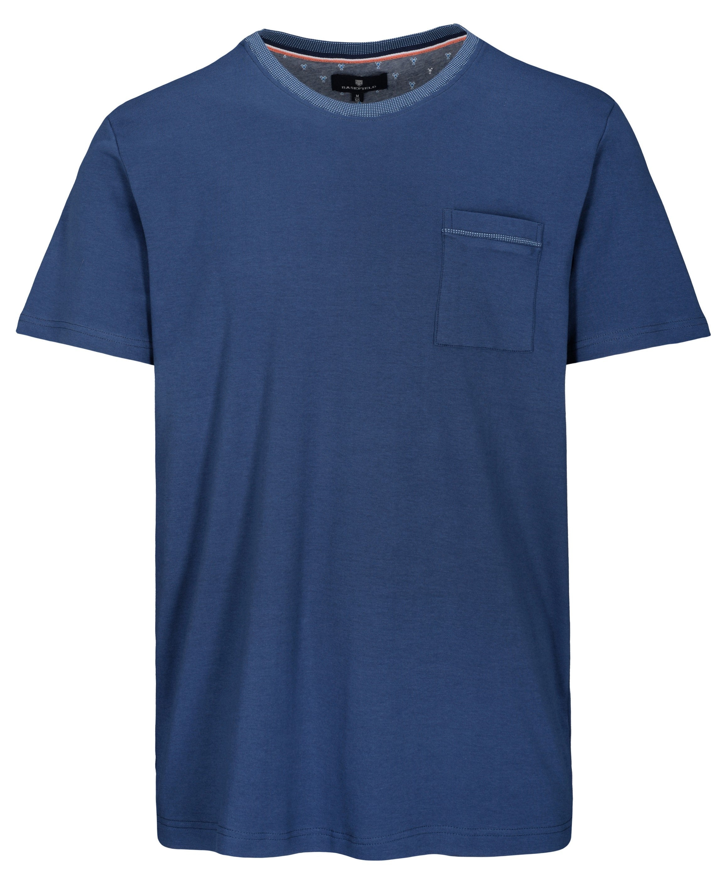 Baumwoll T-Shirt - 677 INK - Blau