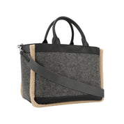 Handtasche Calduccio Yvette - 802-darkgrey - Grau | Schwarz