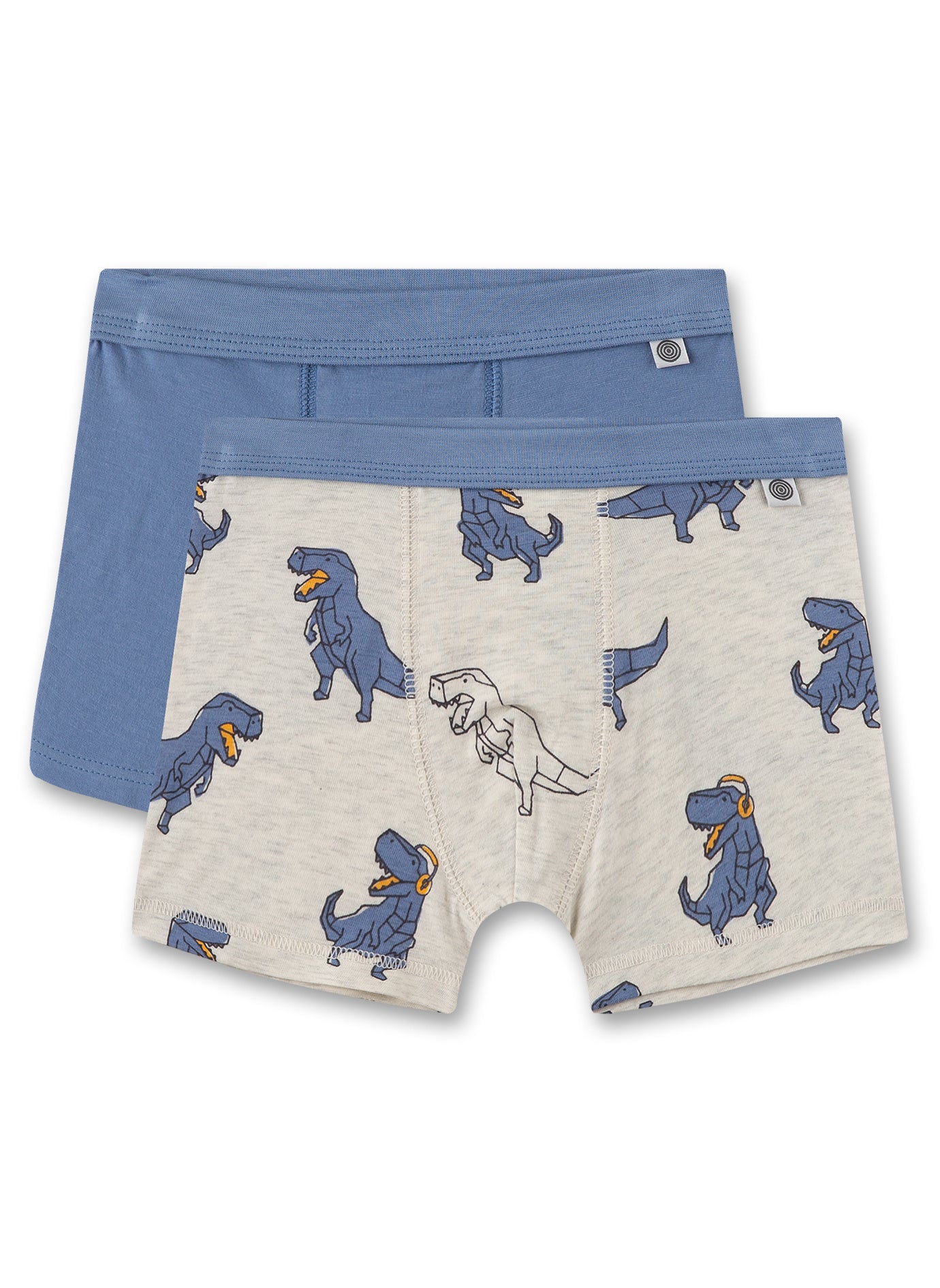 2er-Pack Boxershorts - 1967 nature mel - Grau | Blau