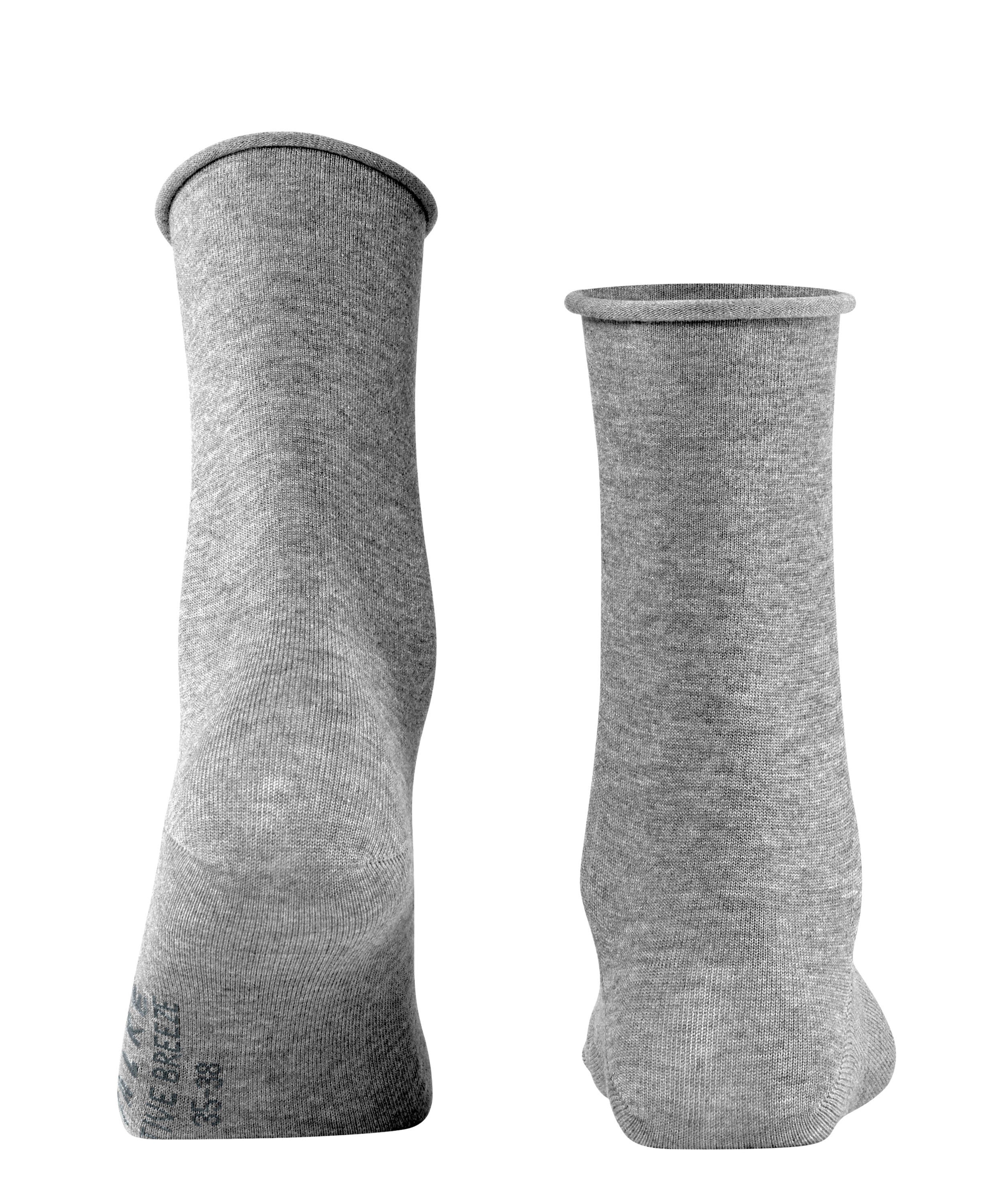 Socken aus Lyocell-Mix - 3216 light greymel. - Grau