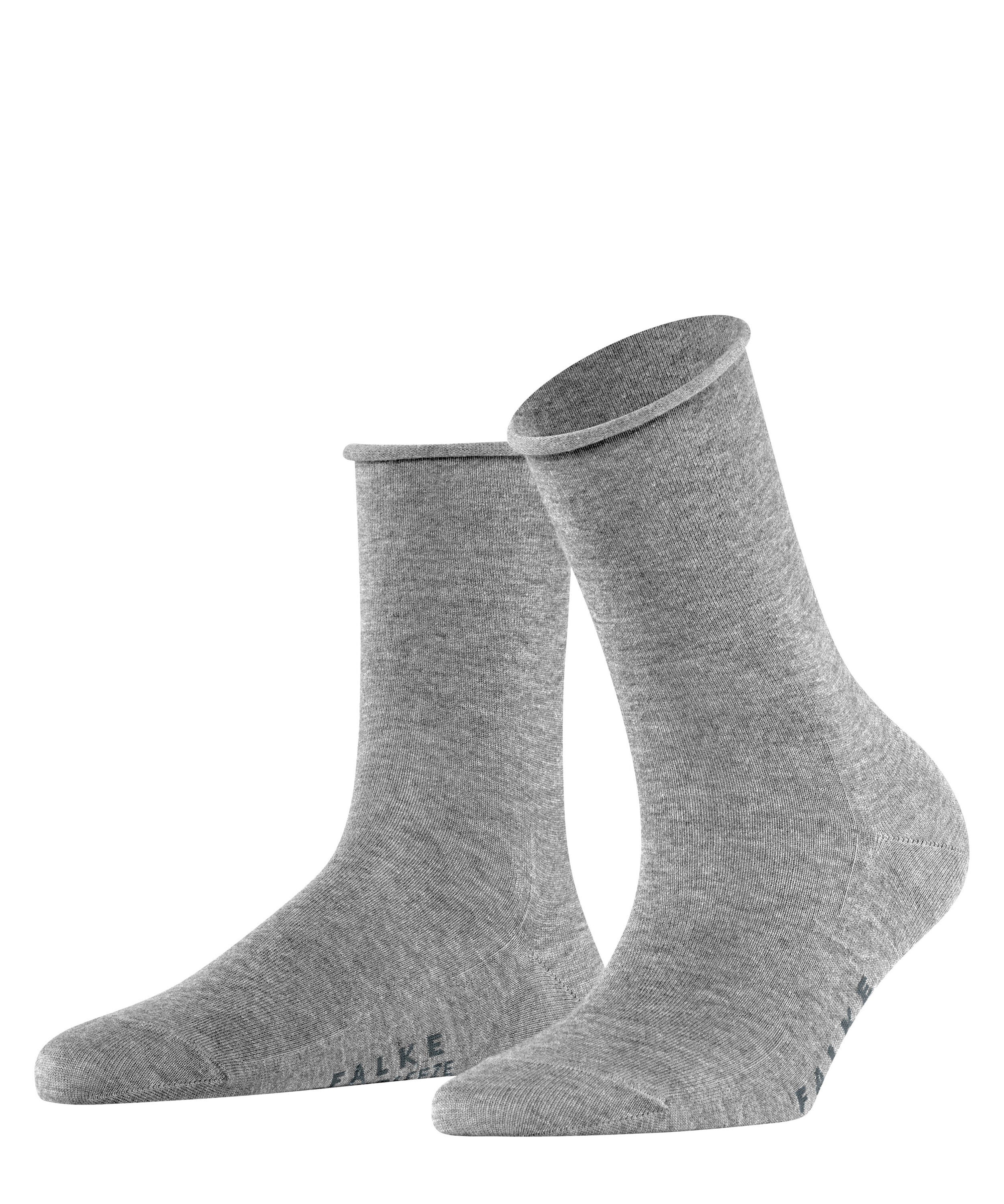 Socken aus Lyocell-Mix - 3216 light greymel. - Grau