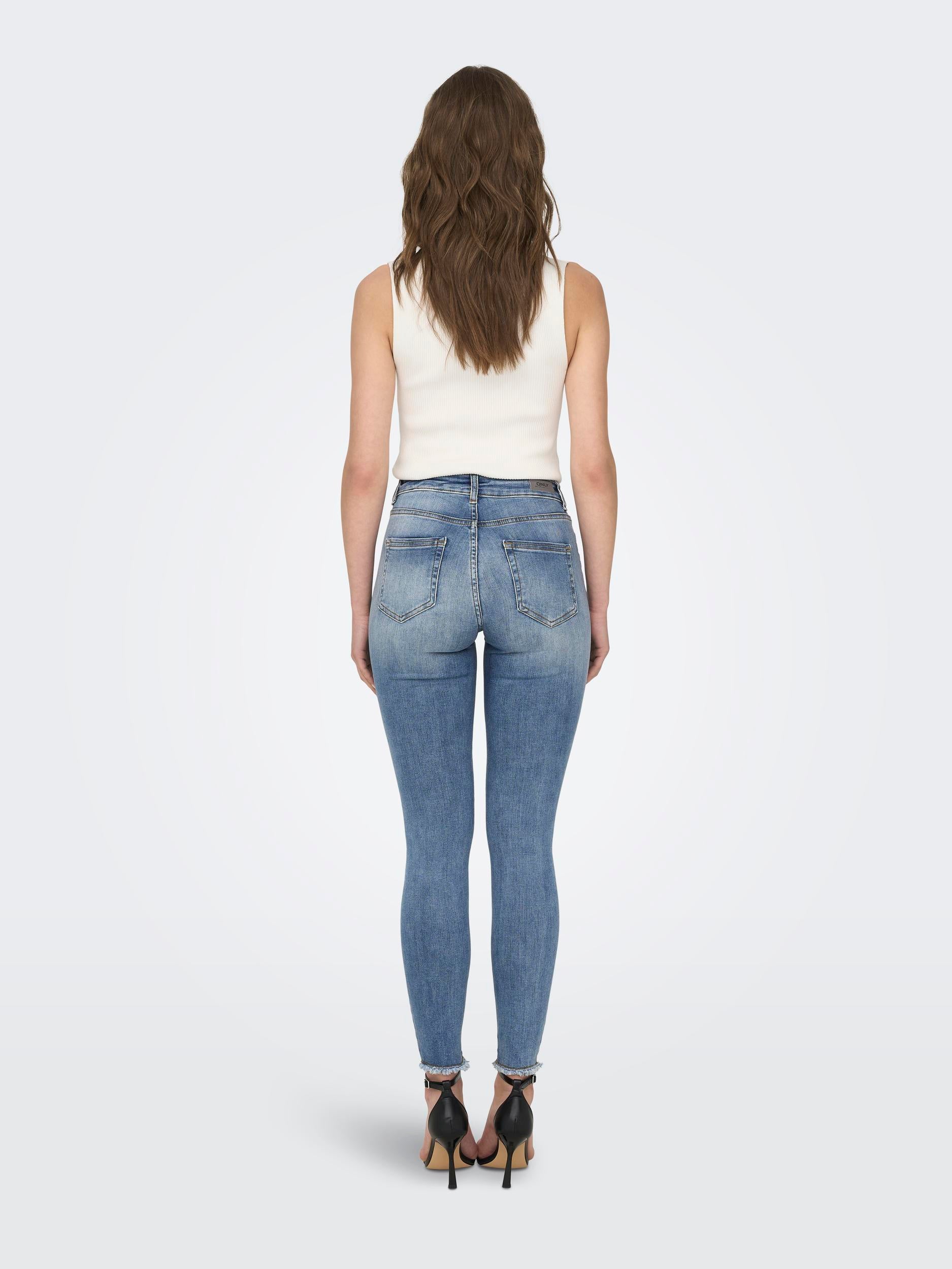 Jeans Skinny Fit - Light Blue Denim - Blau