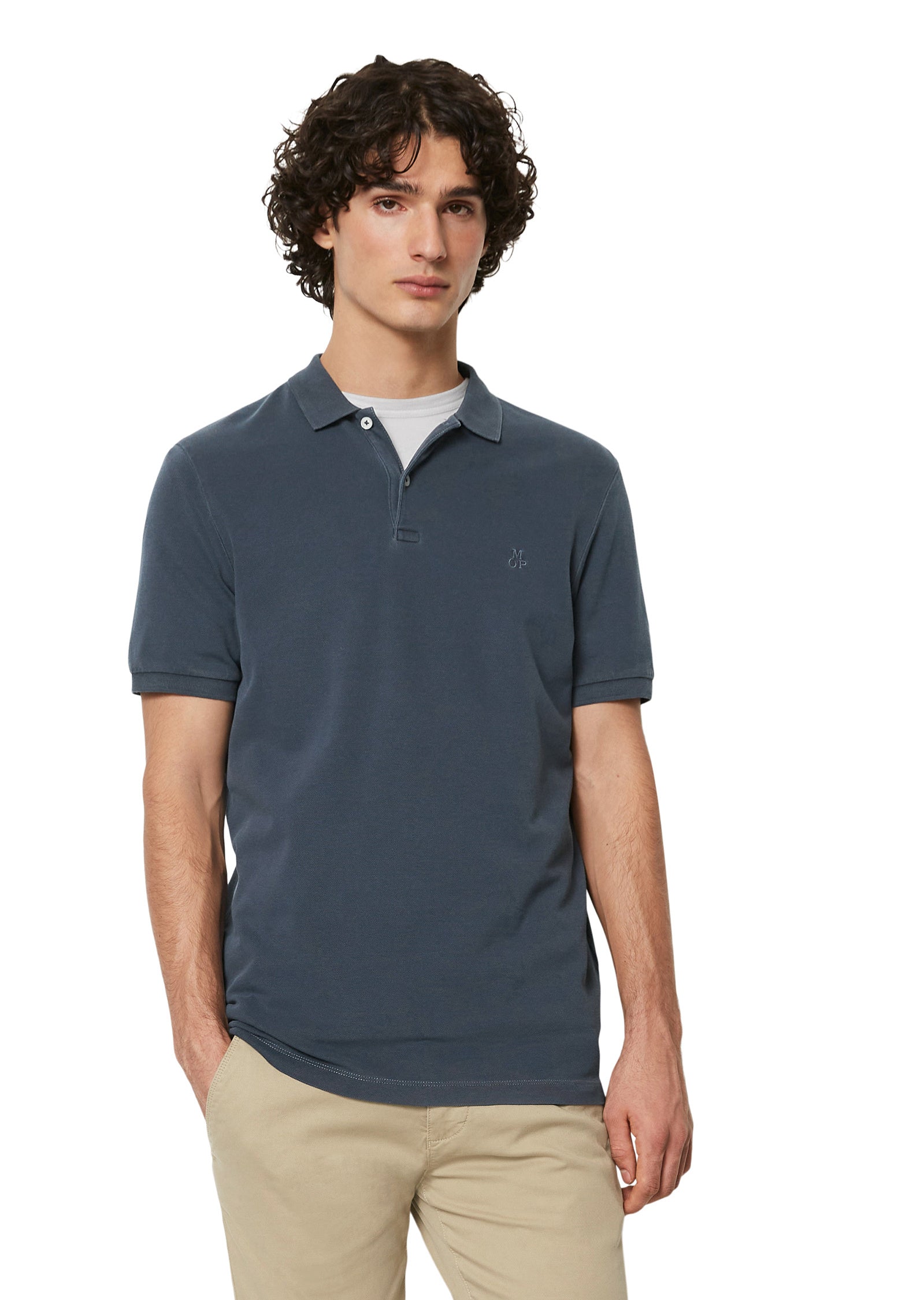 Poloshirt - 896-total eclipse - Blau