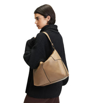 Schultertasche Mila Hobo M - 8450-BROWN - Braun