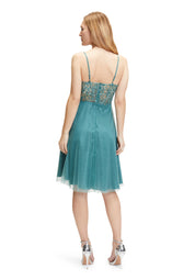 Cocktailkleid aus Tüll - 5619-Bright Eucalyptus - Blau