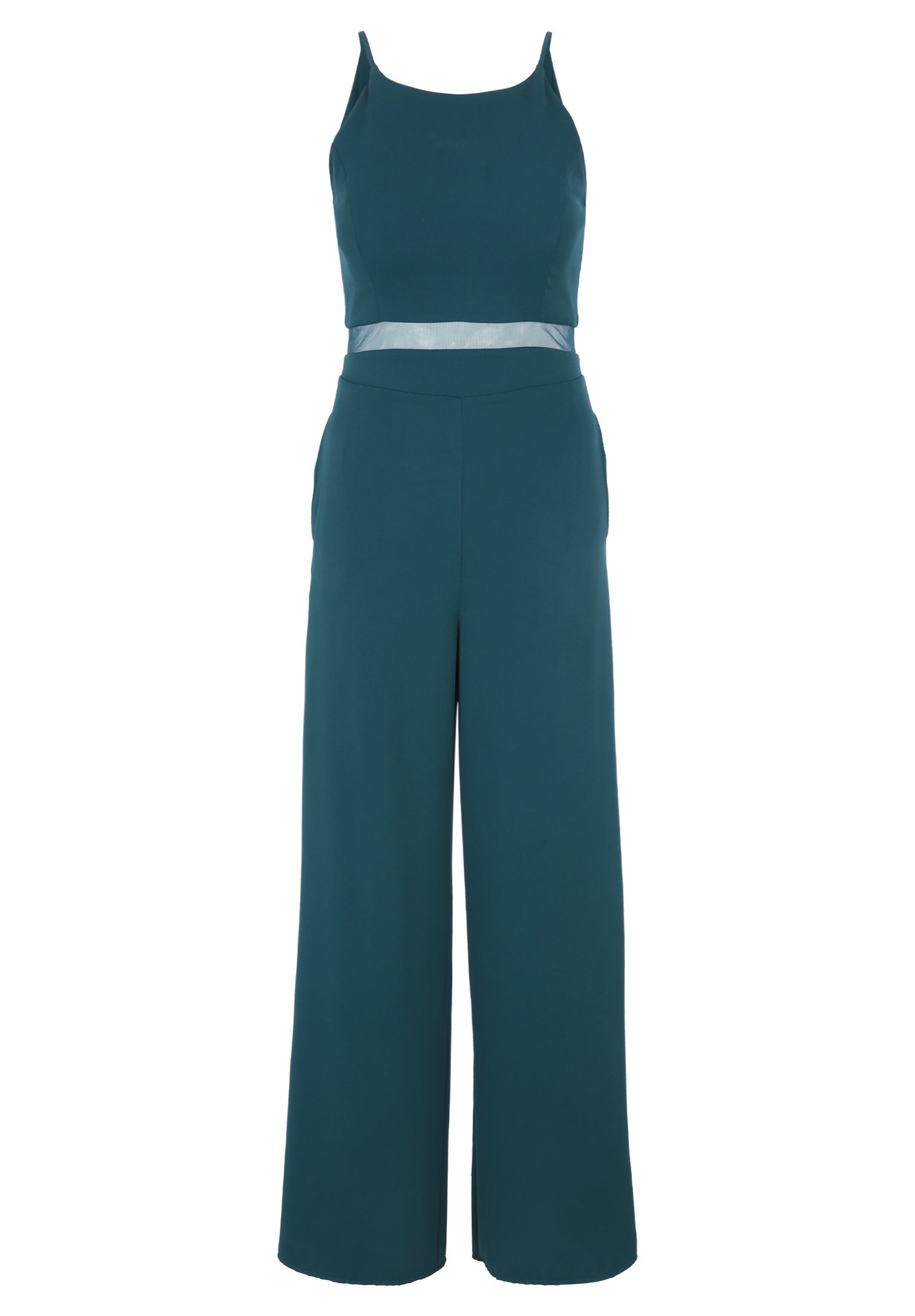 Jumpsuit mit seitlichen Taschen - 5584-Mystic Emerald - Grün