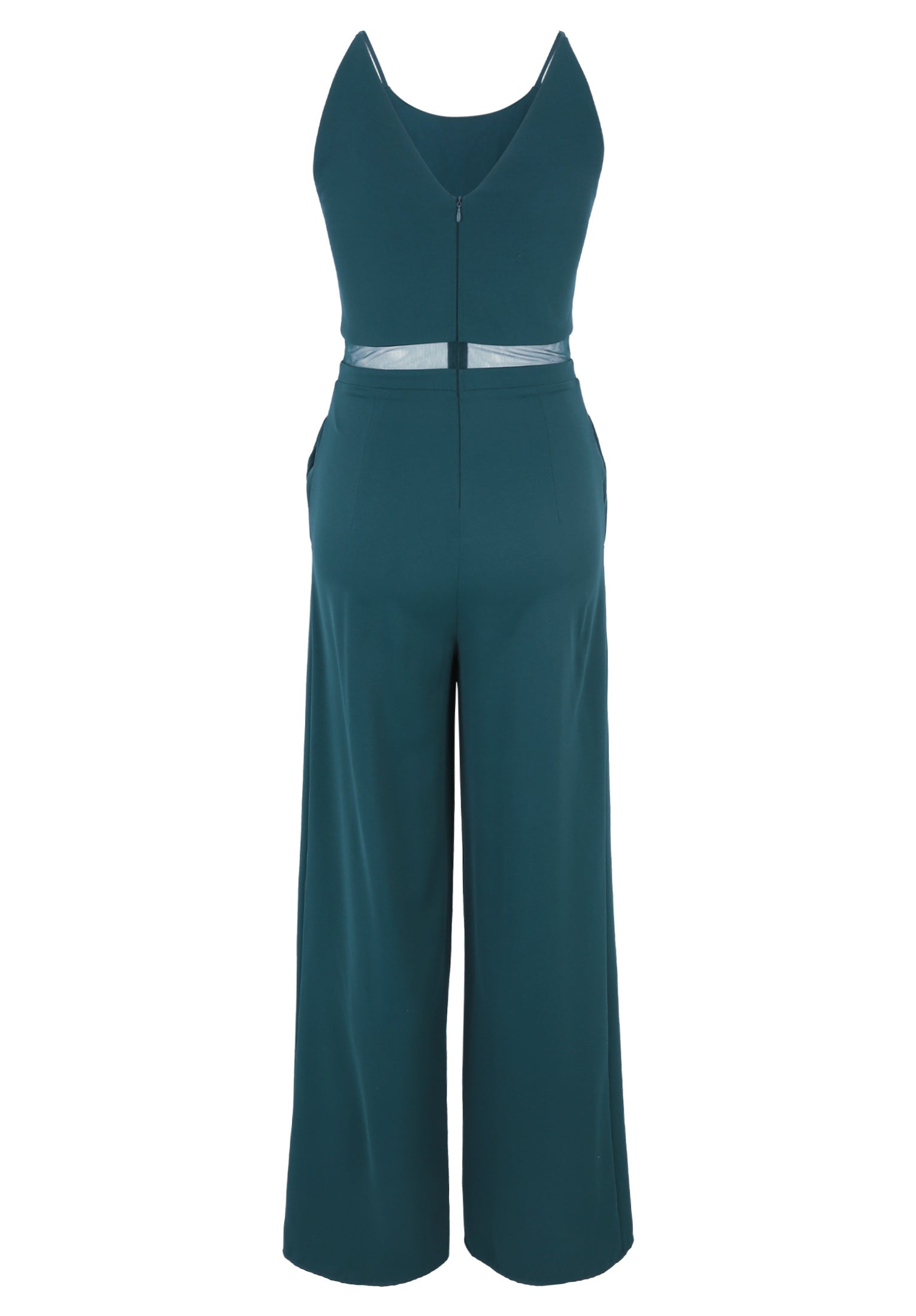 Jumpsuit mit seitlichen Taschen - 5584-Mystic Emerald - Grün