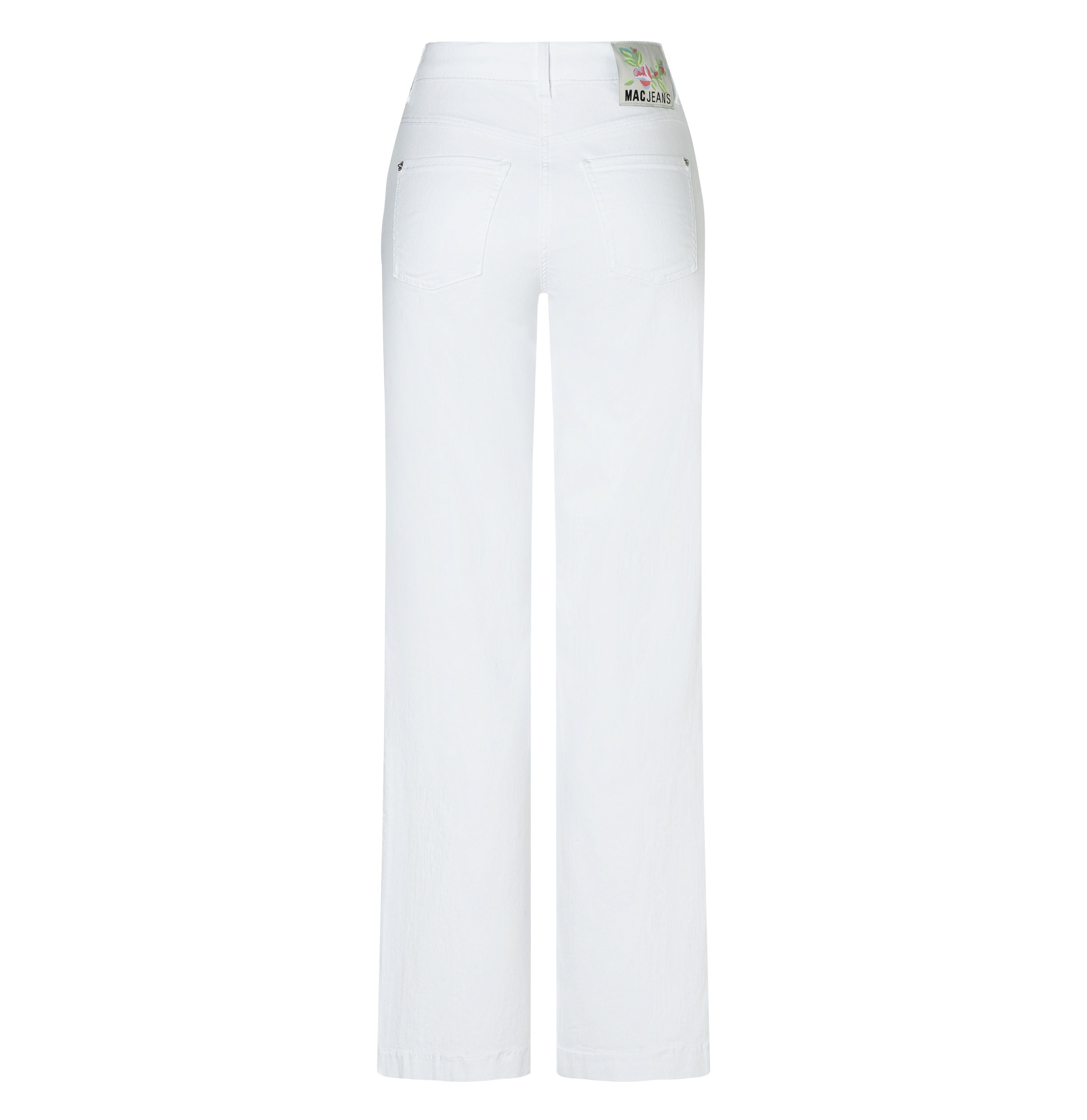 Jeans Wide Leg - D010 white denim - Weiß