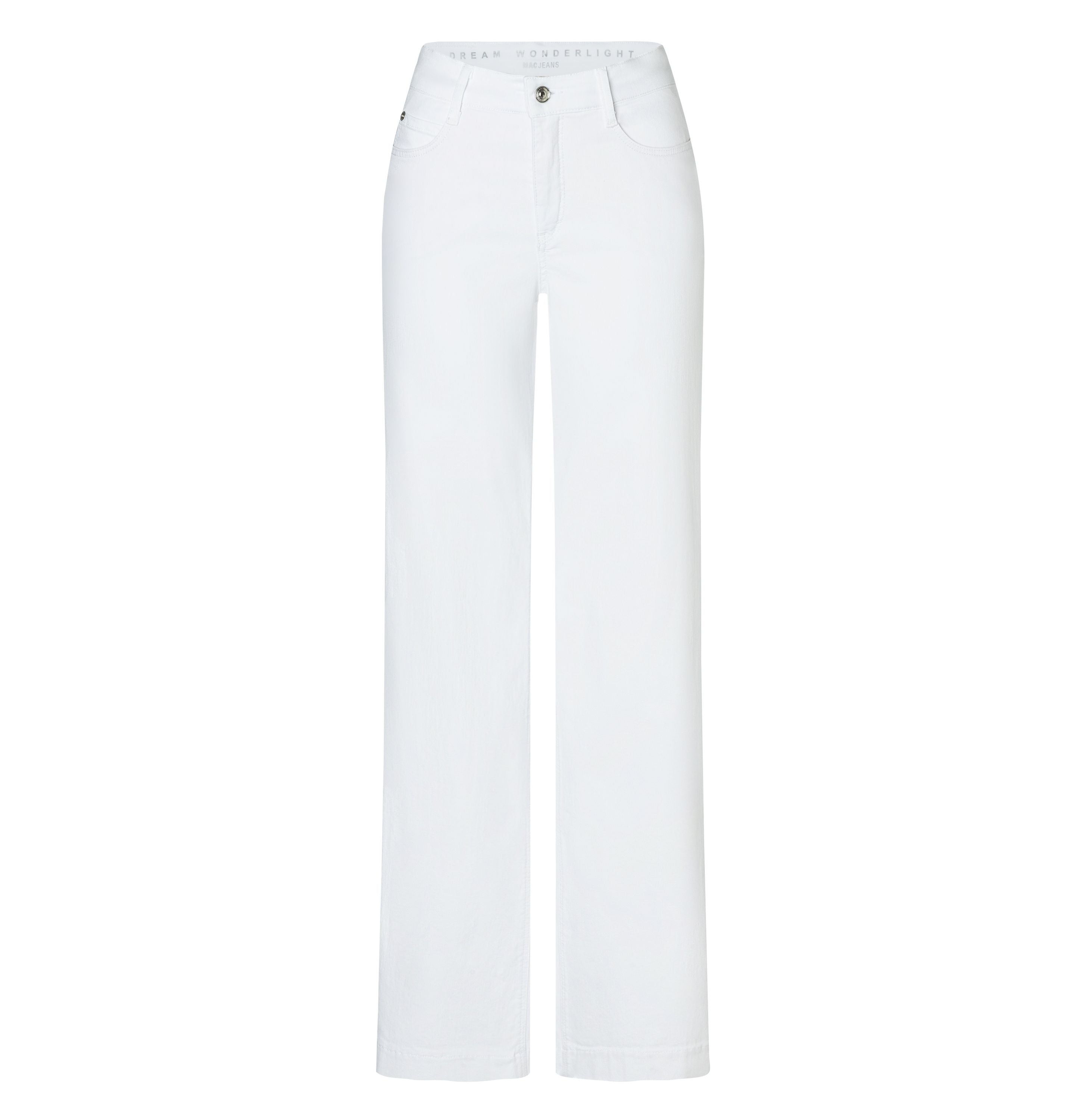 Jeans Wide Leg - D010 white denim - Weiß