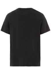 T-Shirt mit Henleykragen - 88-Asphalt - Grau