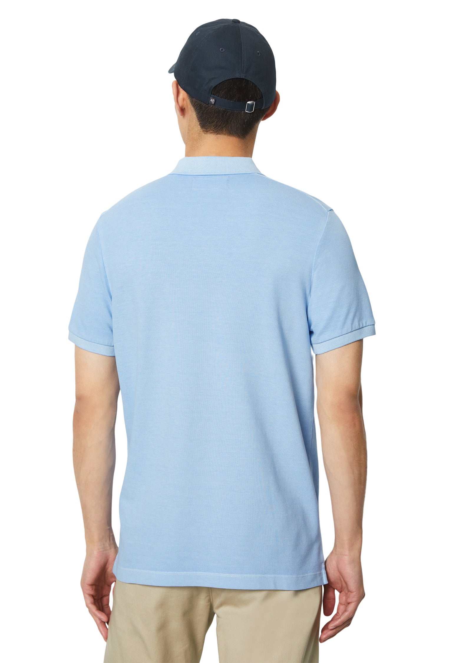 Poloshirt mit Logostick - 826-homestead blue - Blau