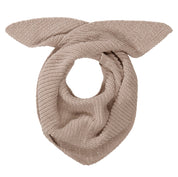 Dreiecksstrickschal - 223 WARM TAUPE - Beige