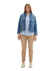 Jeansjacke aus Baumwolle - 10110-Blue Denim - Blau