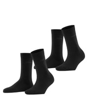 2er-Pack Socken - 3000 black - Schwarz