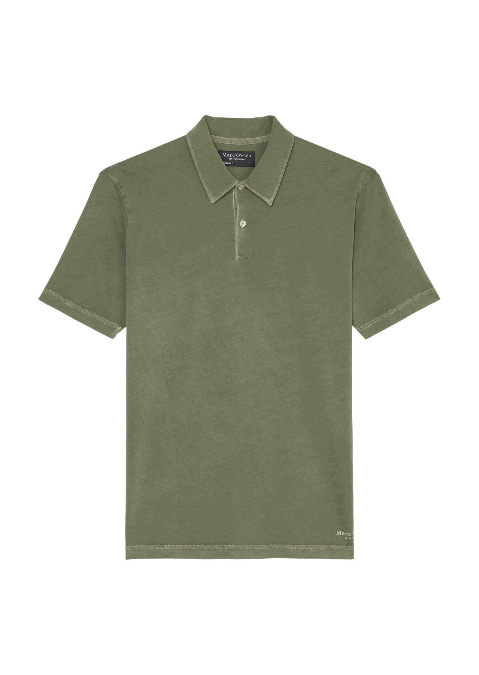 Poloshirt aus Baumwolle - 465-olive - Khaki