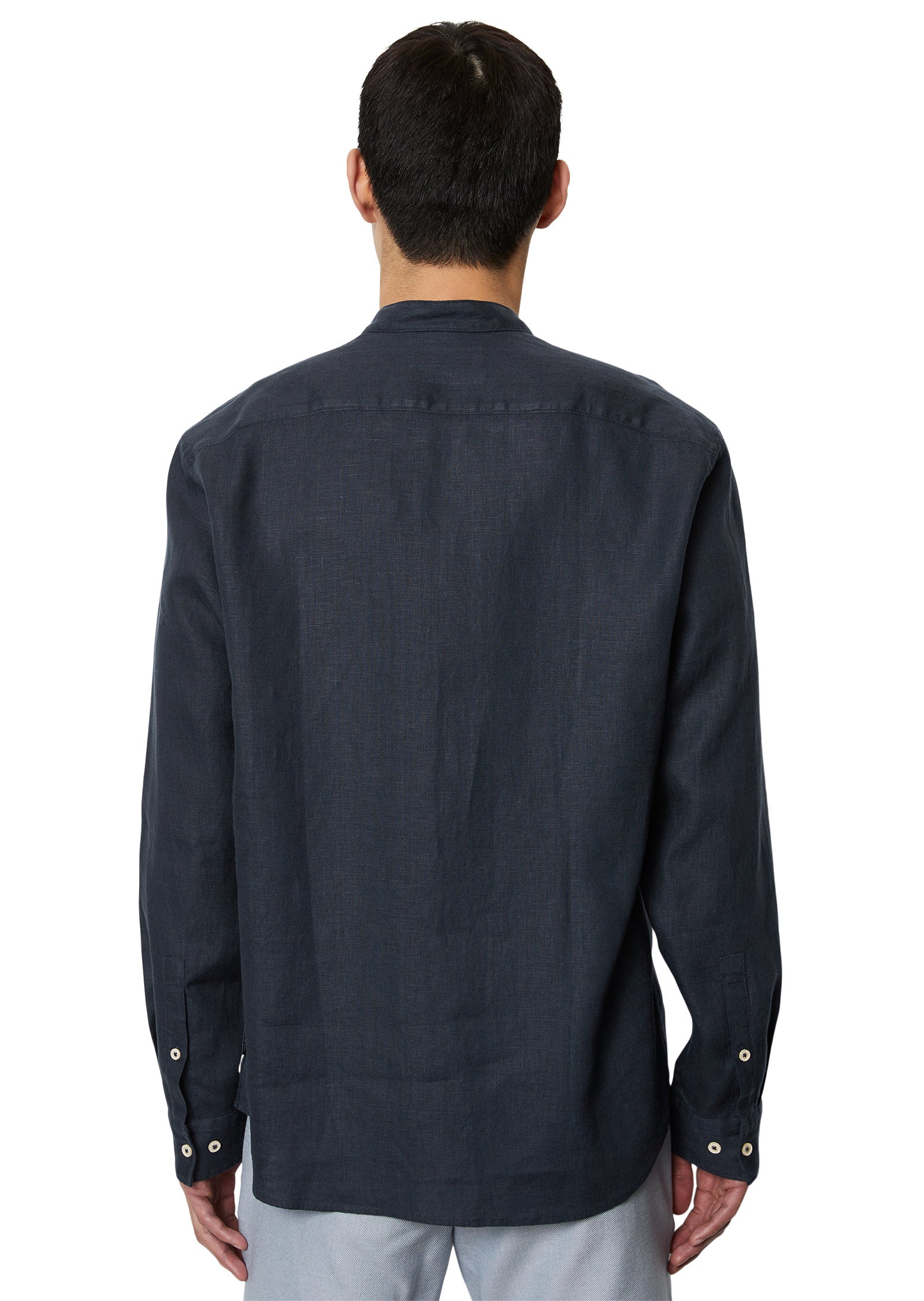 Leinenhemd Regular Fit - 898-dark navy - Blau