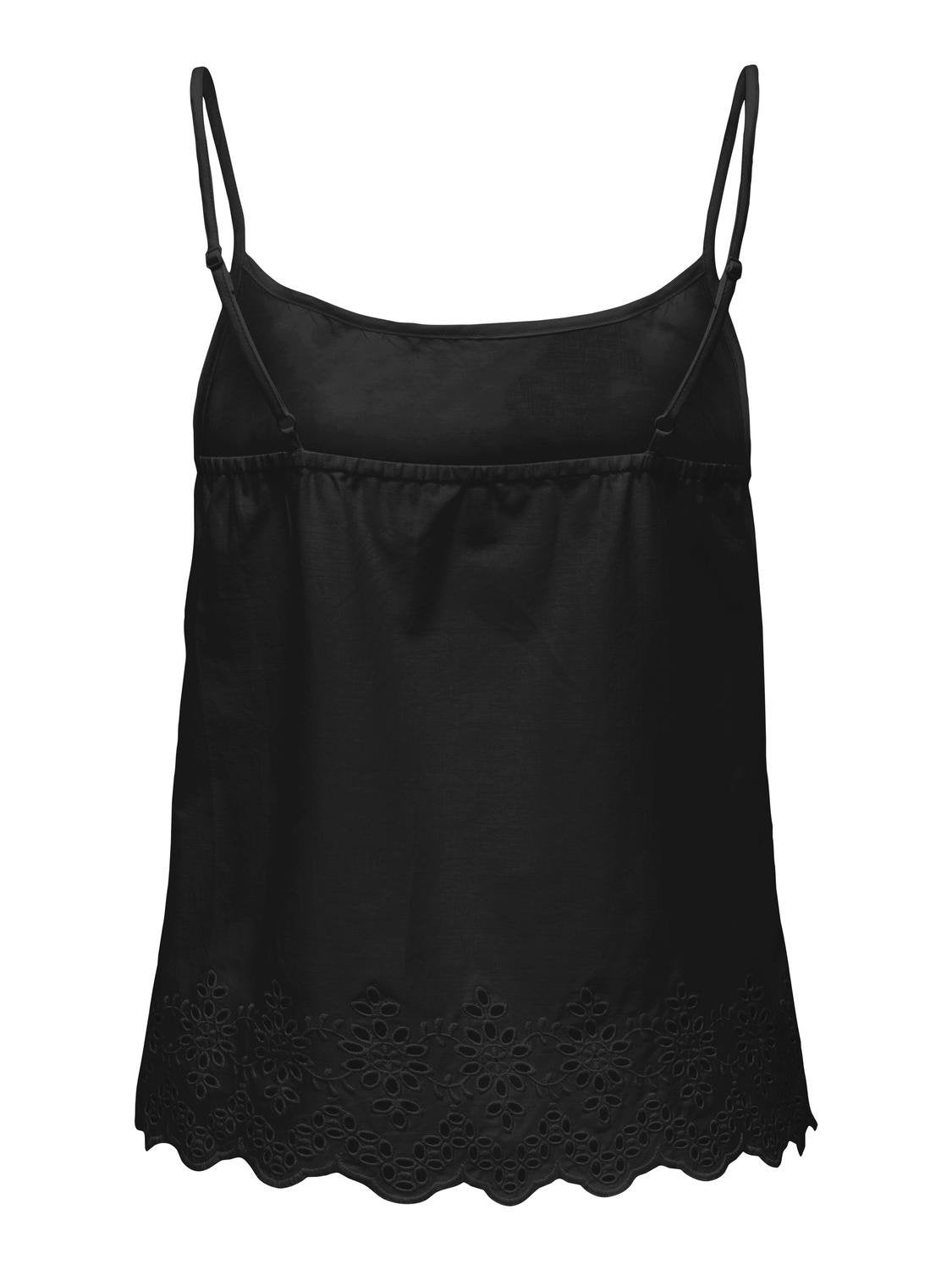 Träger Top - Black - Schwarz