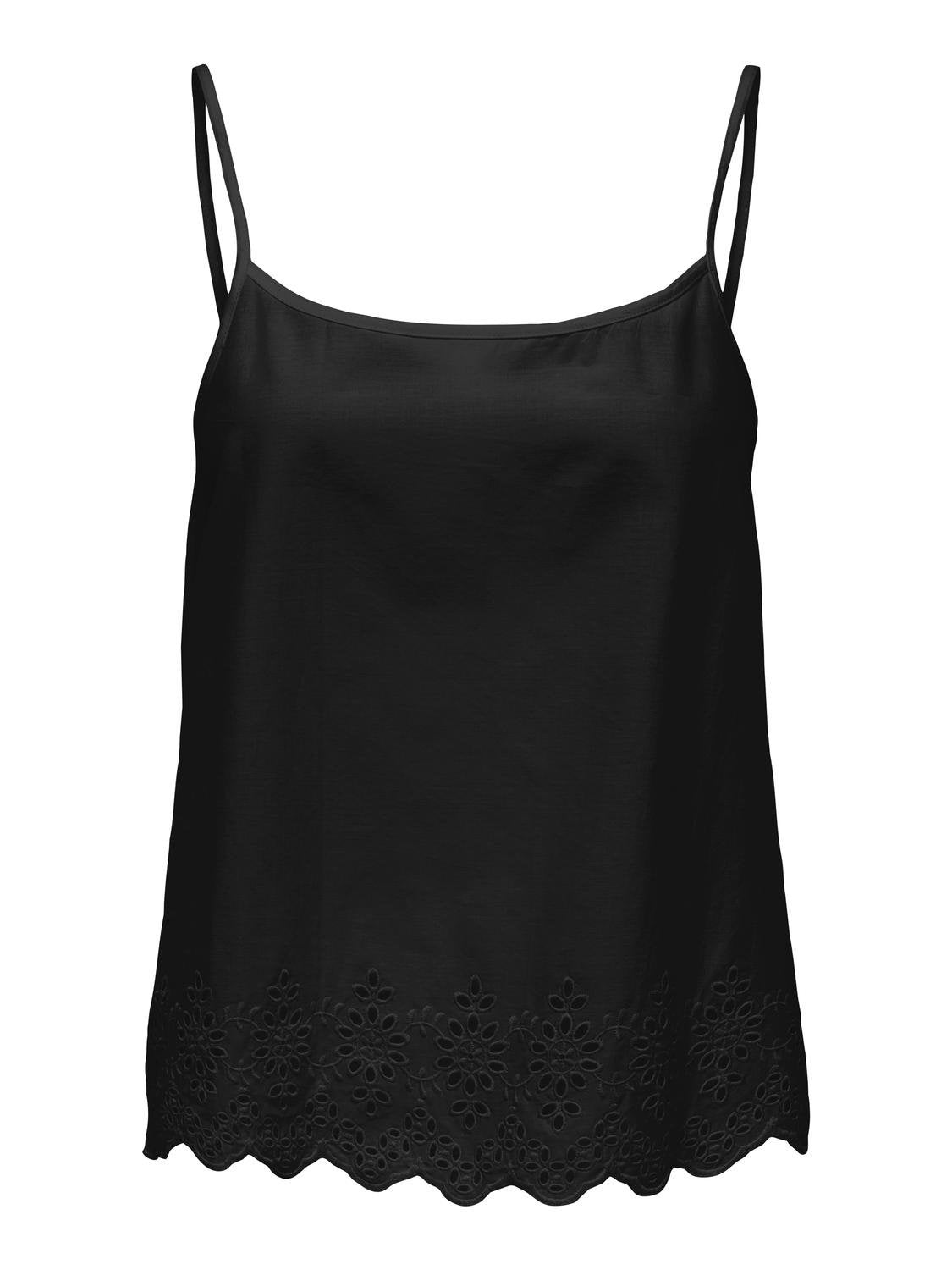 Träger Top - Black - Schwarz