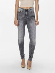 Jeans Skinny Fit - Medium Grey Denim - Grau