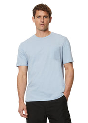 T-Shirt mit Brusttasche - 826-homestead blue - Blau