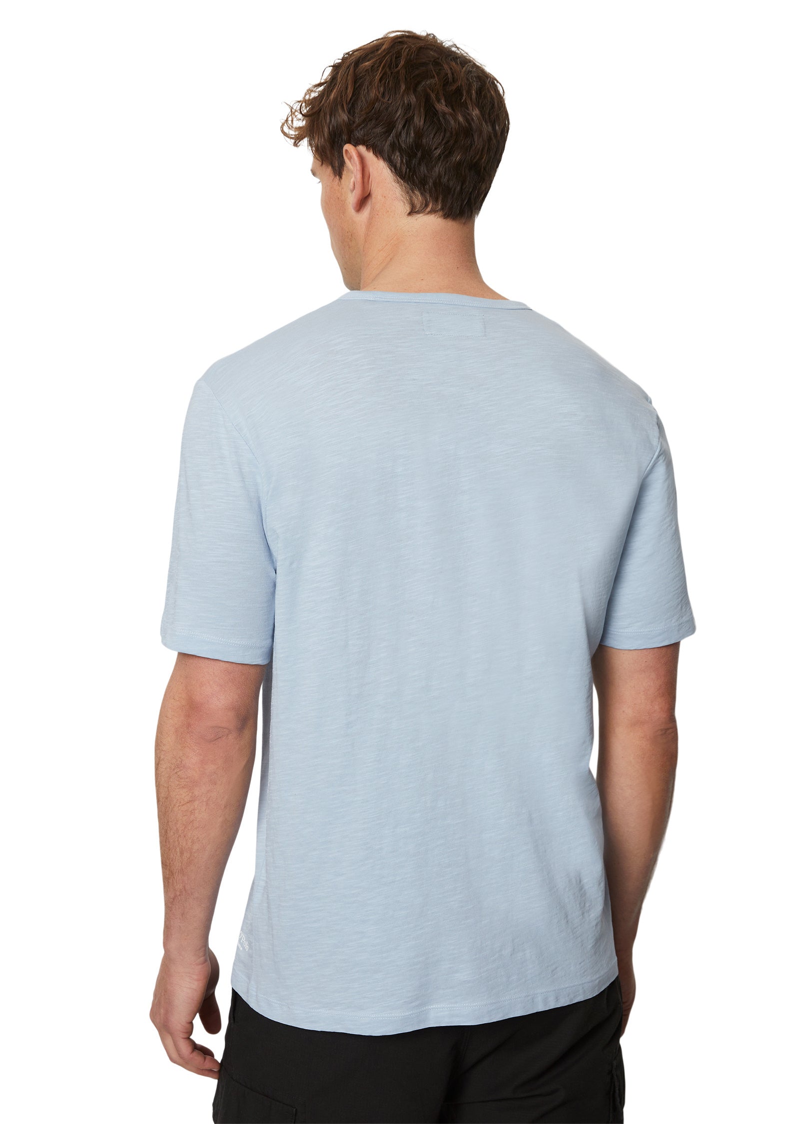 T-Shirt mit Brusttasche - 826-homestead blue - Blau