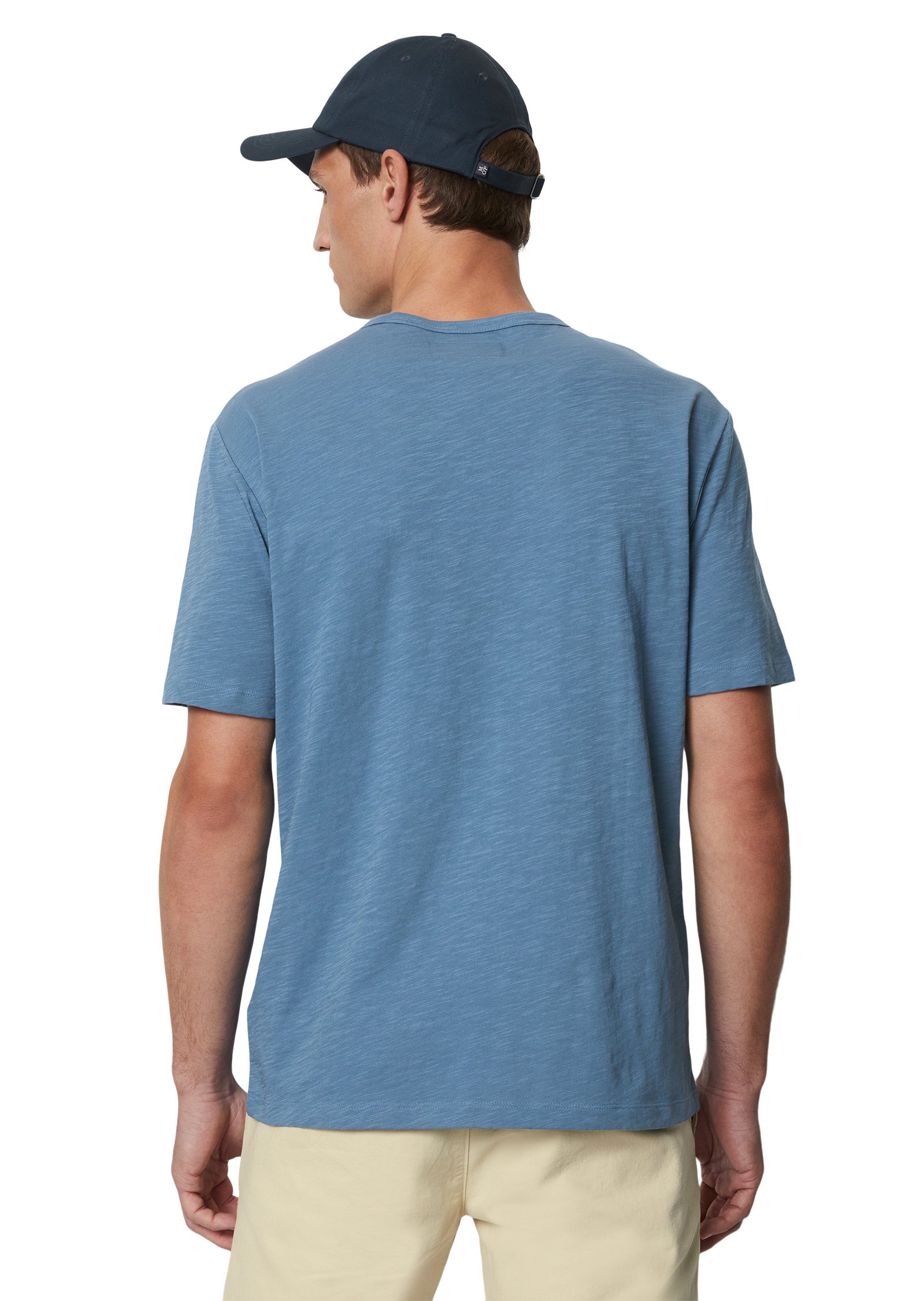 T-Shirt mit Brusttasche - 852-wedgewood - Blau