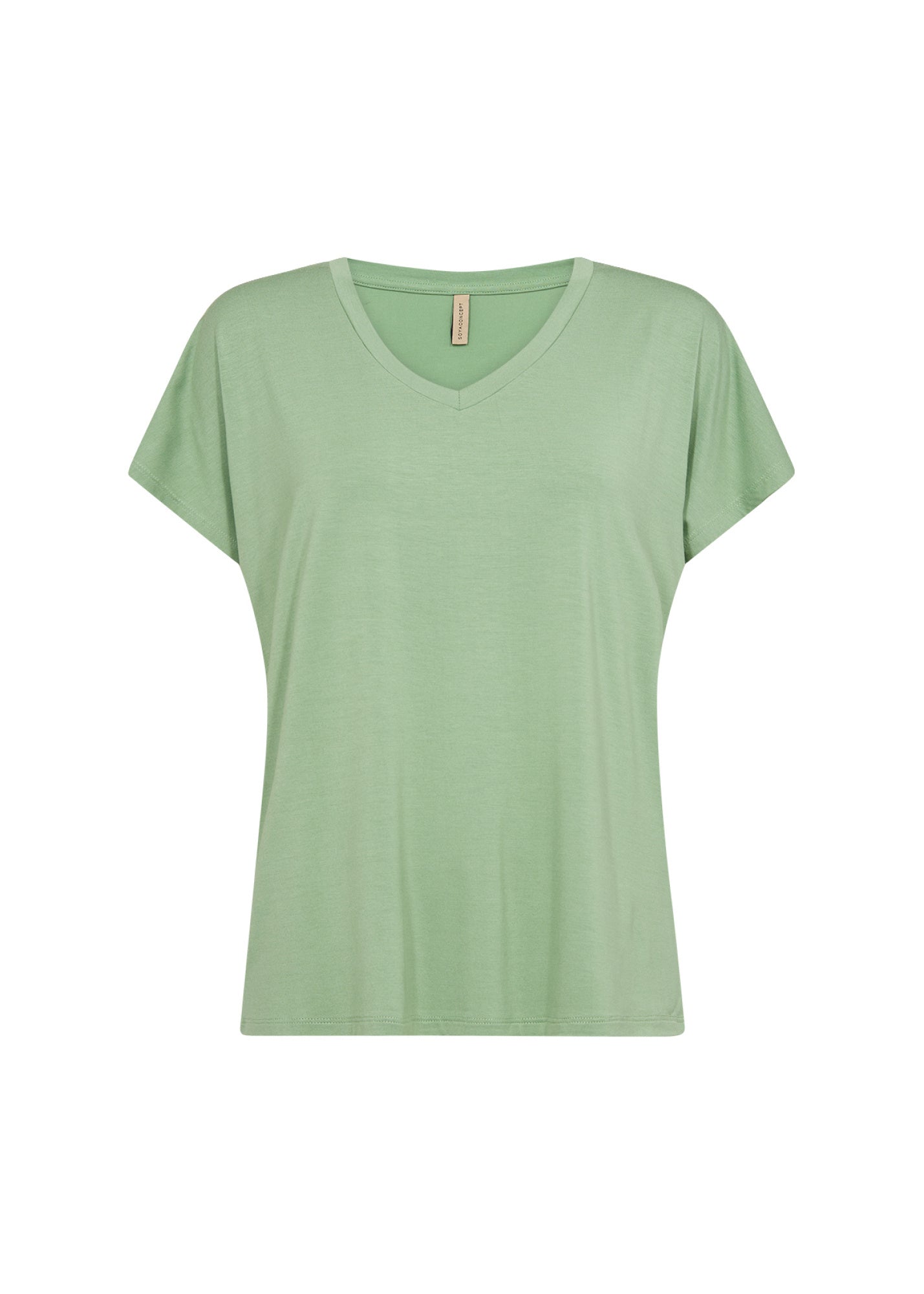 T-Shirt aus Lyocell - 7373-GREEN - Grün