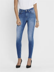 Jeans Skinny Fit - Medium Blue Denim - Blau