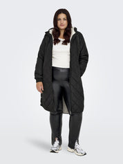 Steppmantel - Black - Schwarz
