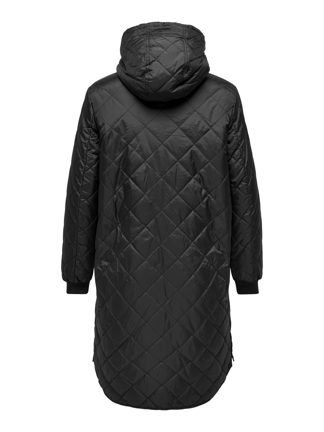 Steppmantel - Black - Schwarz