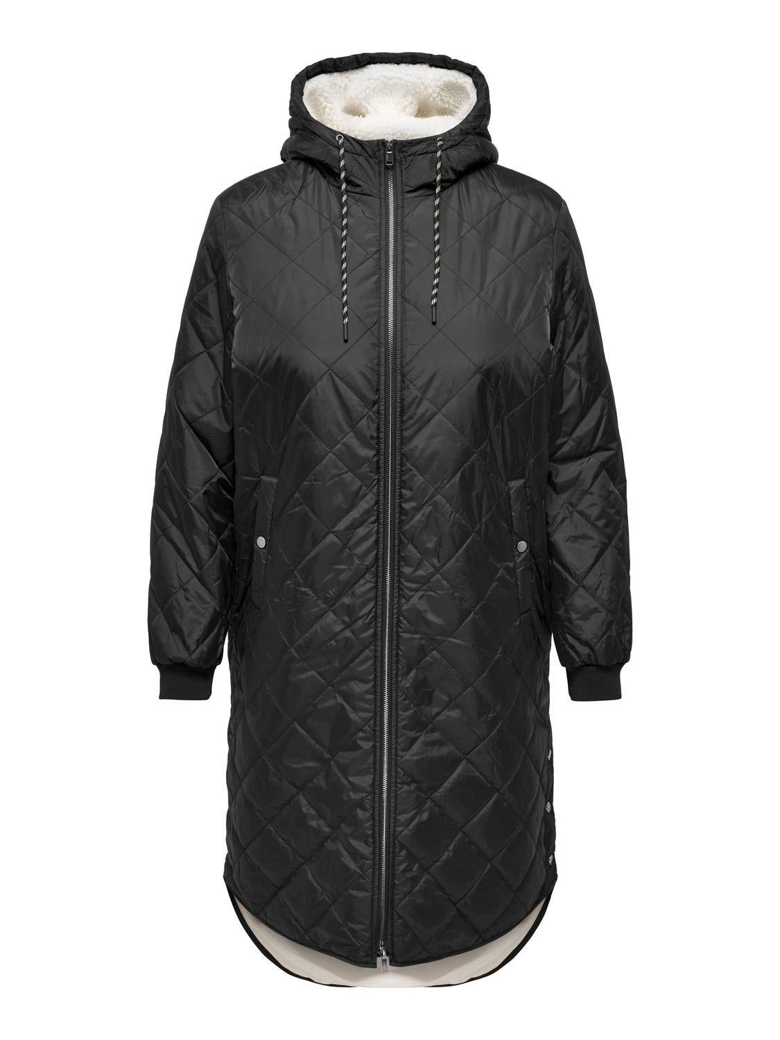 Steppmantel - Black - Schwarz
