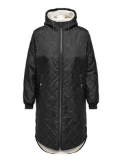 Steppmantel - Black - Schwarz